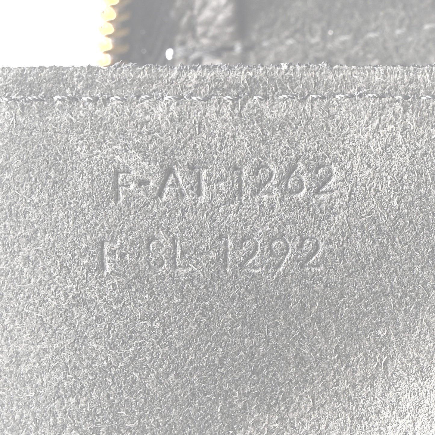 Grained Calfskin Micro Belt Bag Grey