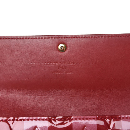 Louis Vuitton Vernis Rayures Sarah Wallet Pomme D'Amour 6 of 8