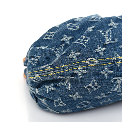 Louis Vuitton Monogram Denim Pleaty Blue 7 of 8