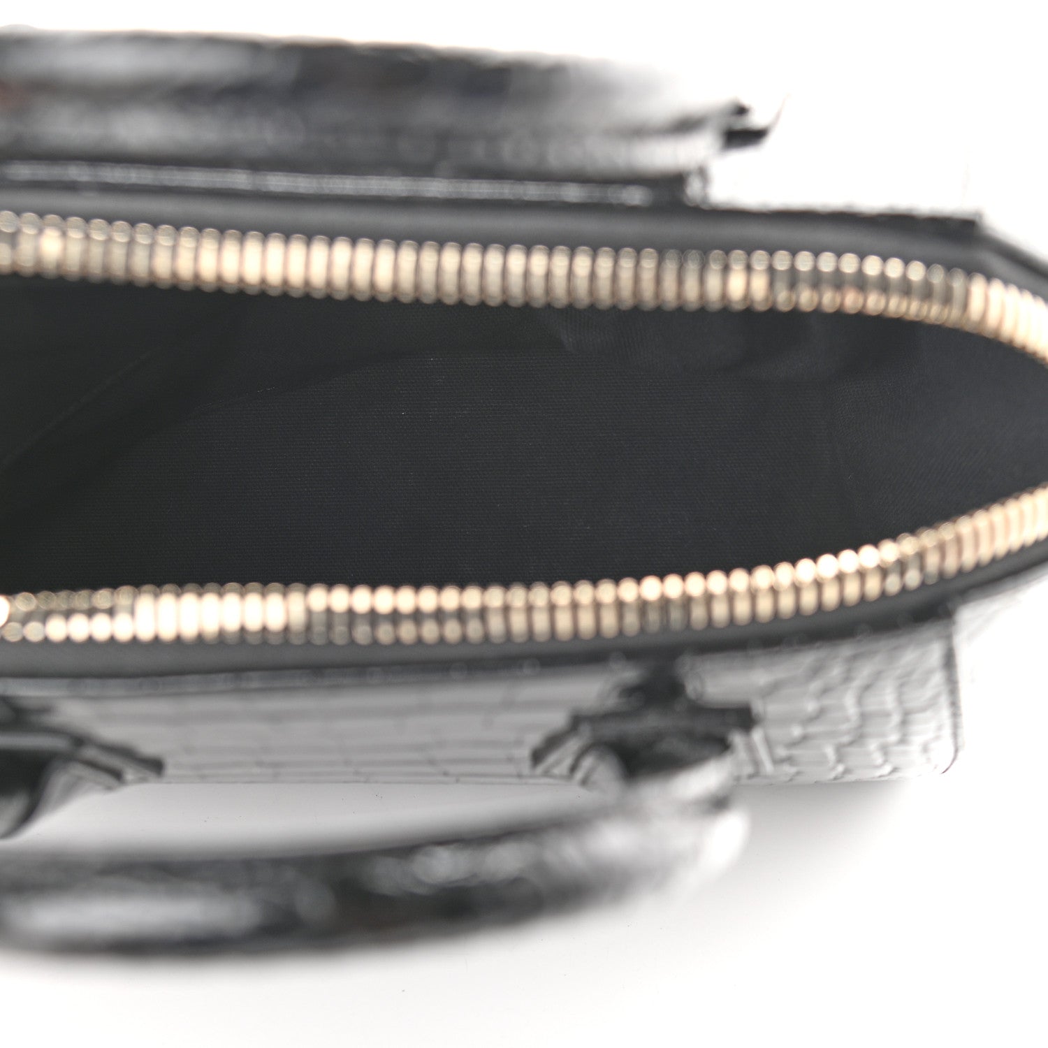 Givenchy Calfskin Crocodile Embossed Small Antigona Black 7 of 9