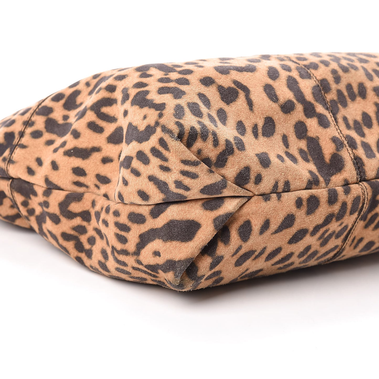 Suede Leopard Print Tote