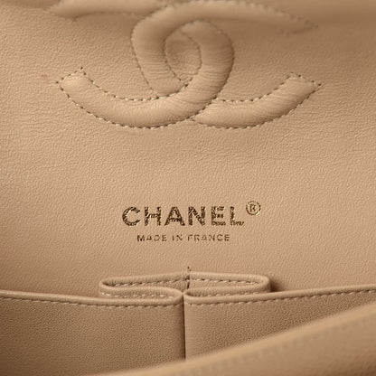 Chanel Caviar Quilted Medium Double Flap Beige Clair 8 of 11