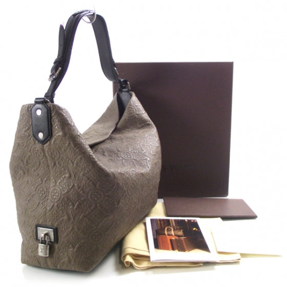 Monogram Lambskin Antheia PM Olive