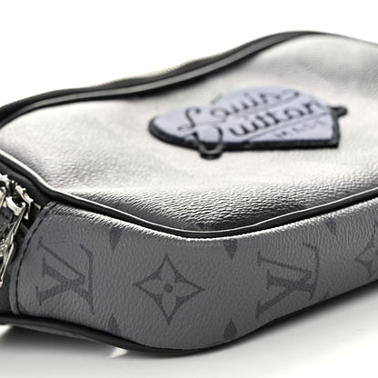 Louis Vuitton X NIGO Monogram Eclipse Stripes LV Heart Modular Sling Bag 8 of 9