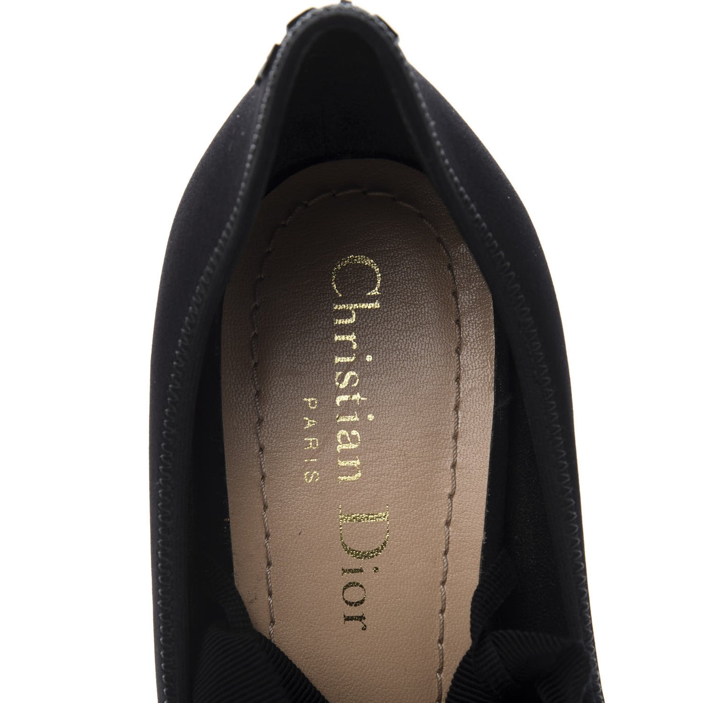 Grosgrain Neoprene Lucite Etoile Pumps 37.5 Black