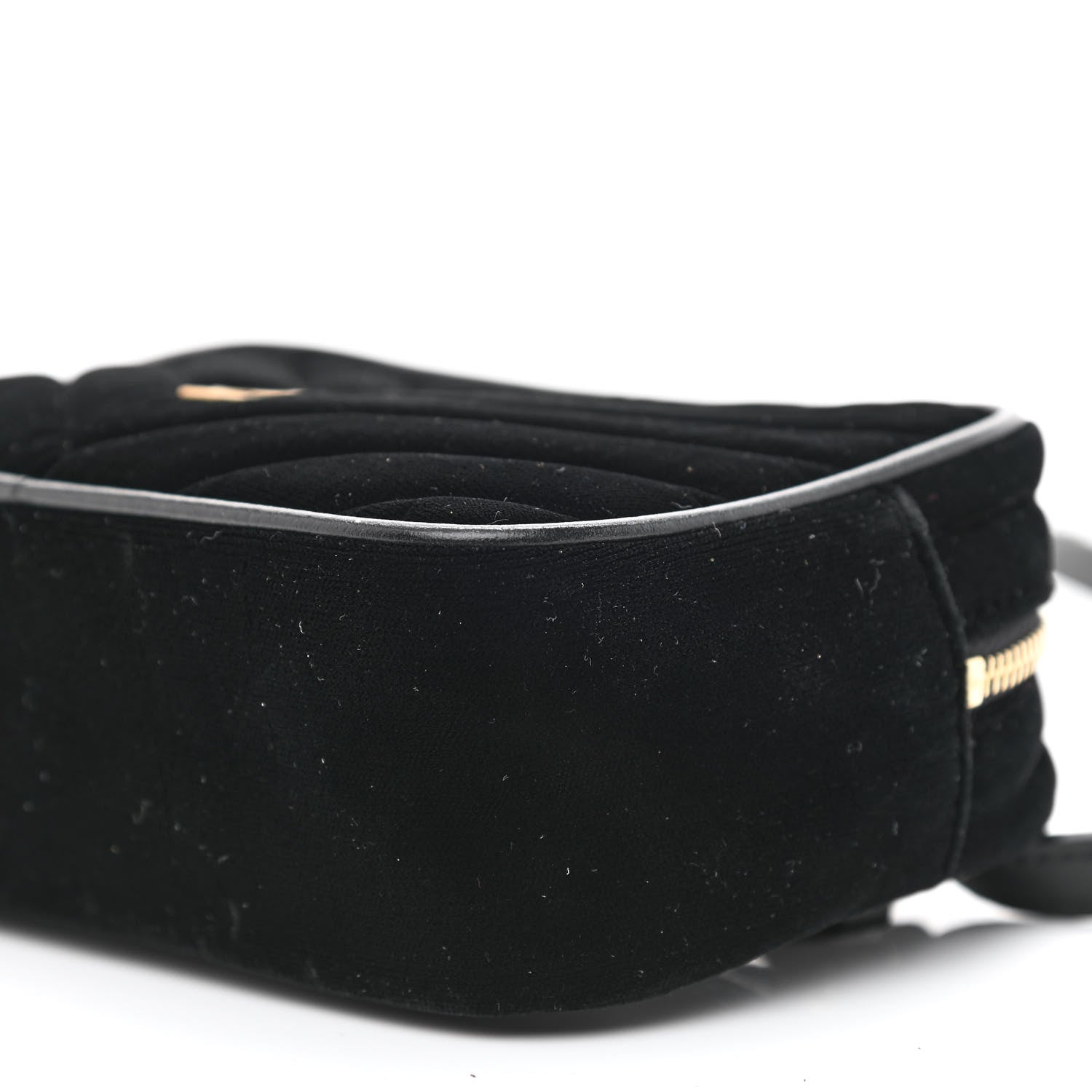 Saint Laurent Velour Matelasse Monogram Lou Belt Bag Black 10 of 10