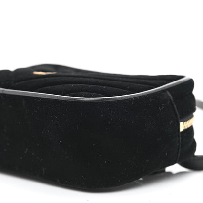 Saint Laurent Velour Matelasse Monogram Lou Belt Bag Black 10 of 10