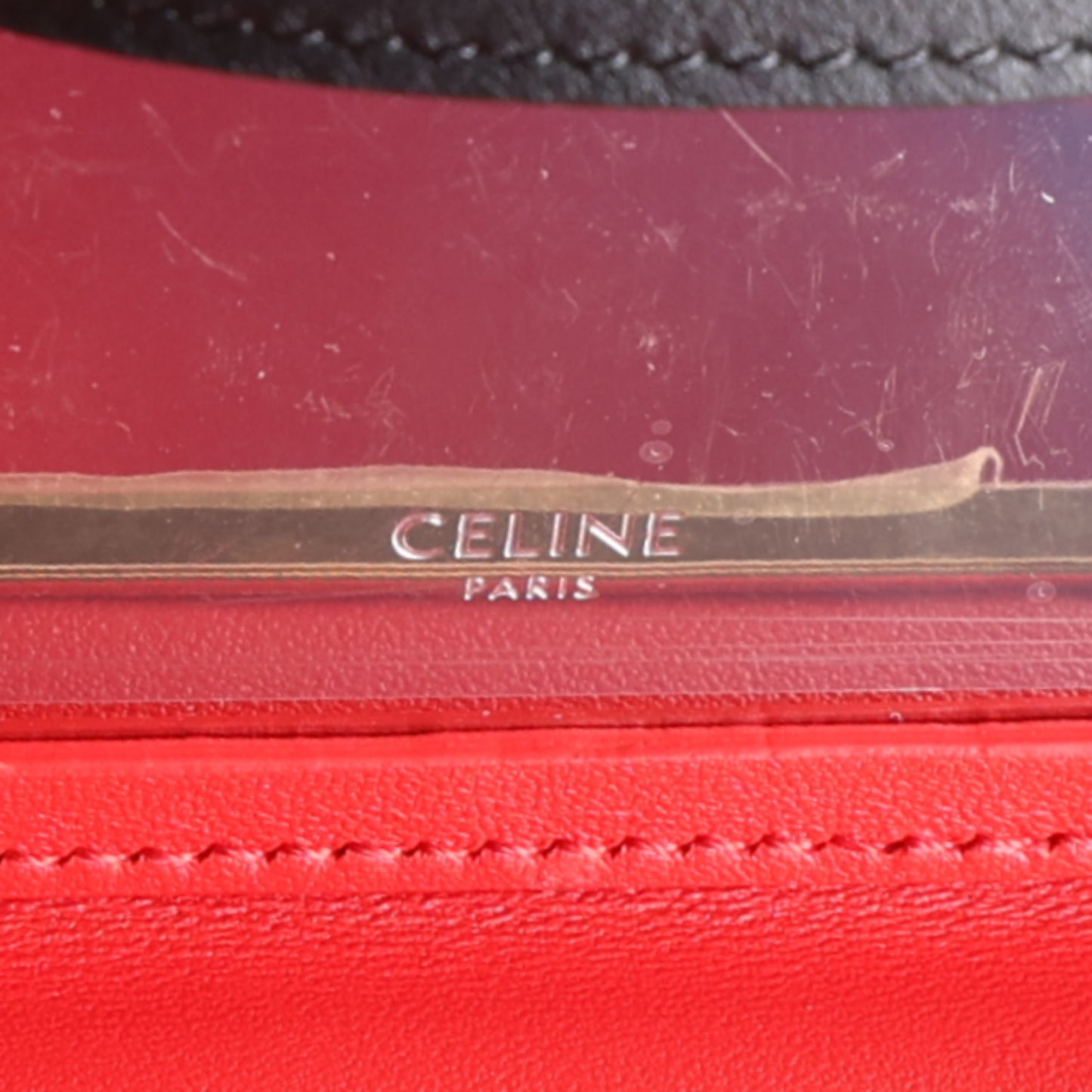 Supple Calfskin Cube Frame Bag Black