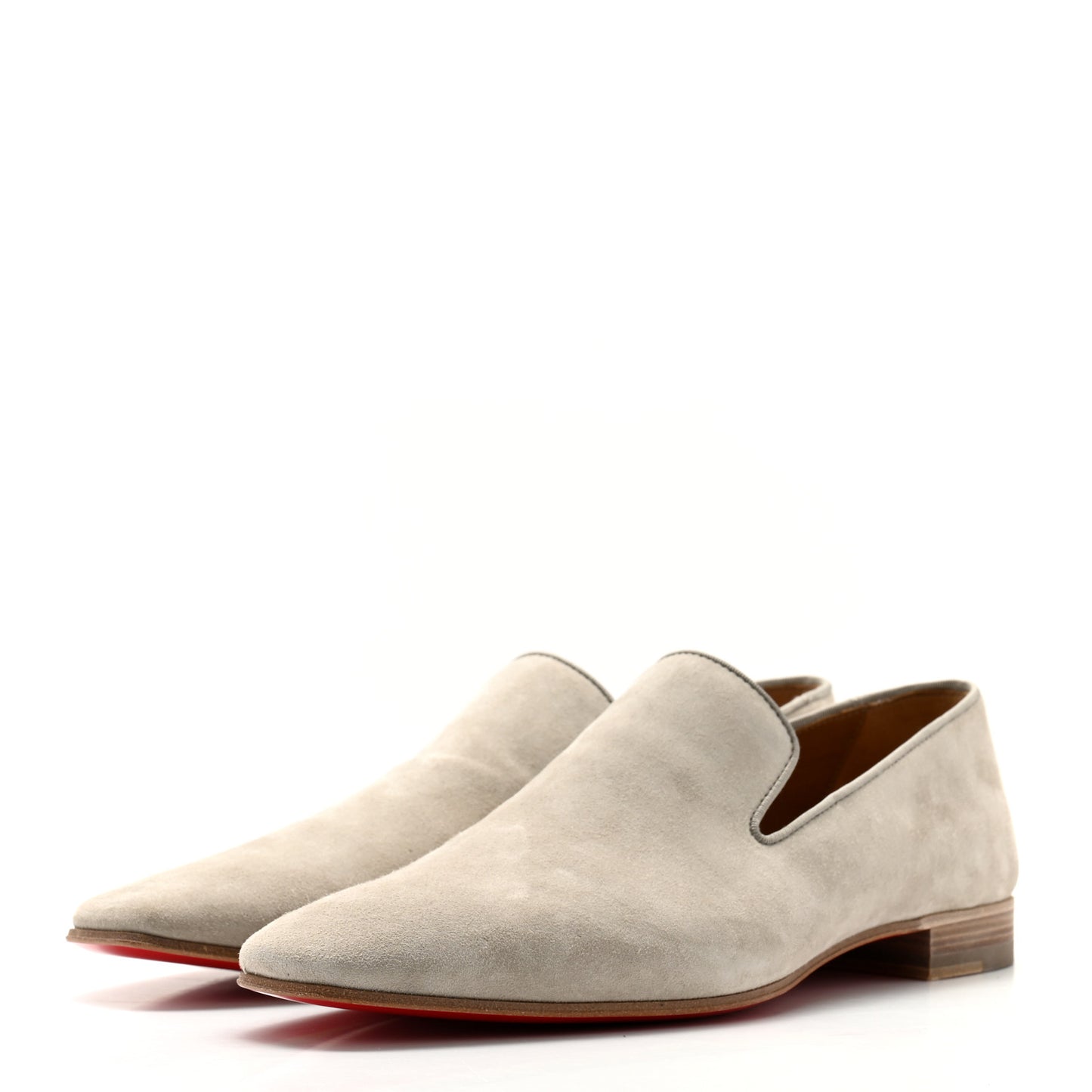 Veau Velours Mens Dandelion Flat Loafers 42 Goose