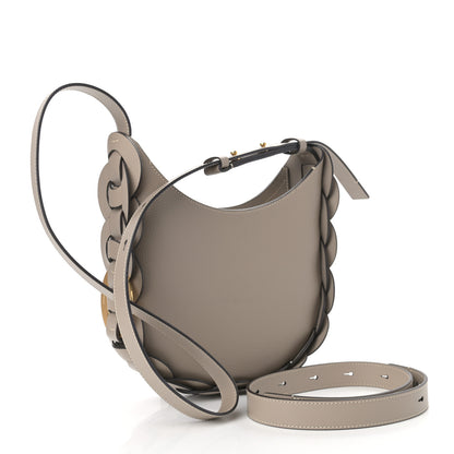 Chloe Small Grain Smooth Calfskin Small Darryl Hobo Motty Grey 3 of 9