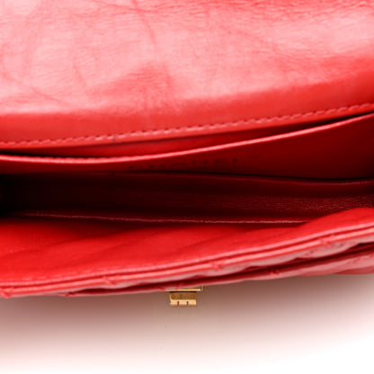 Chanel Aged Calfskin Quilted 2.55 Reissue Flap Belt Bag Red 5 of 10