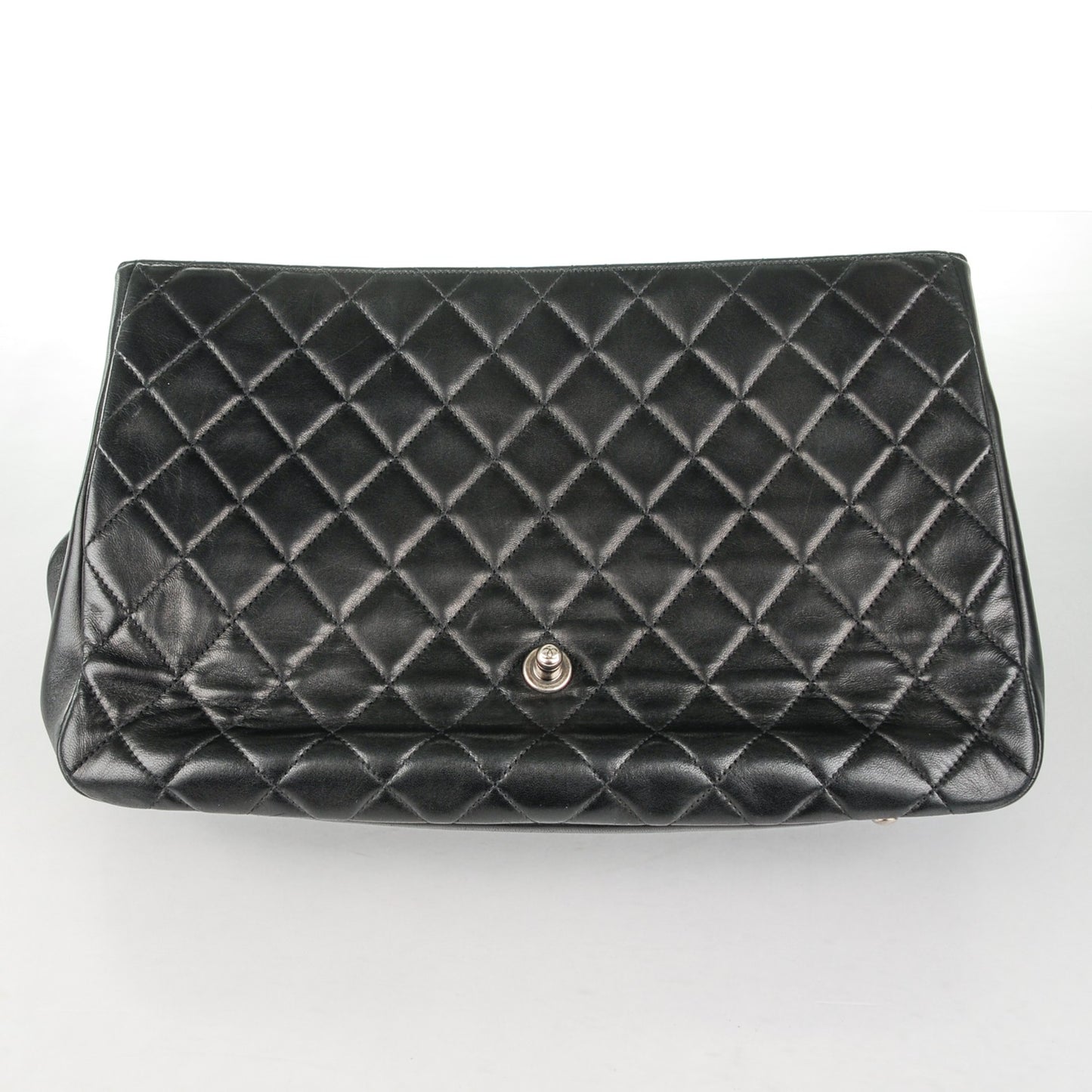 Lambskin Quilted Large Antik Boy Flap Black