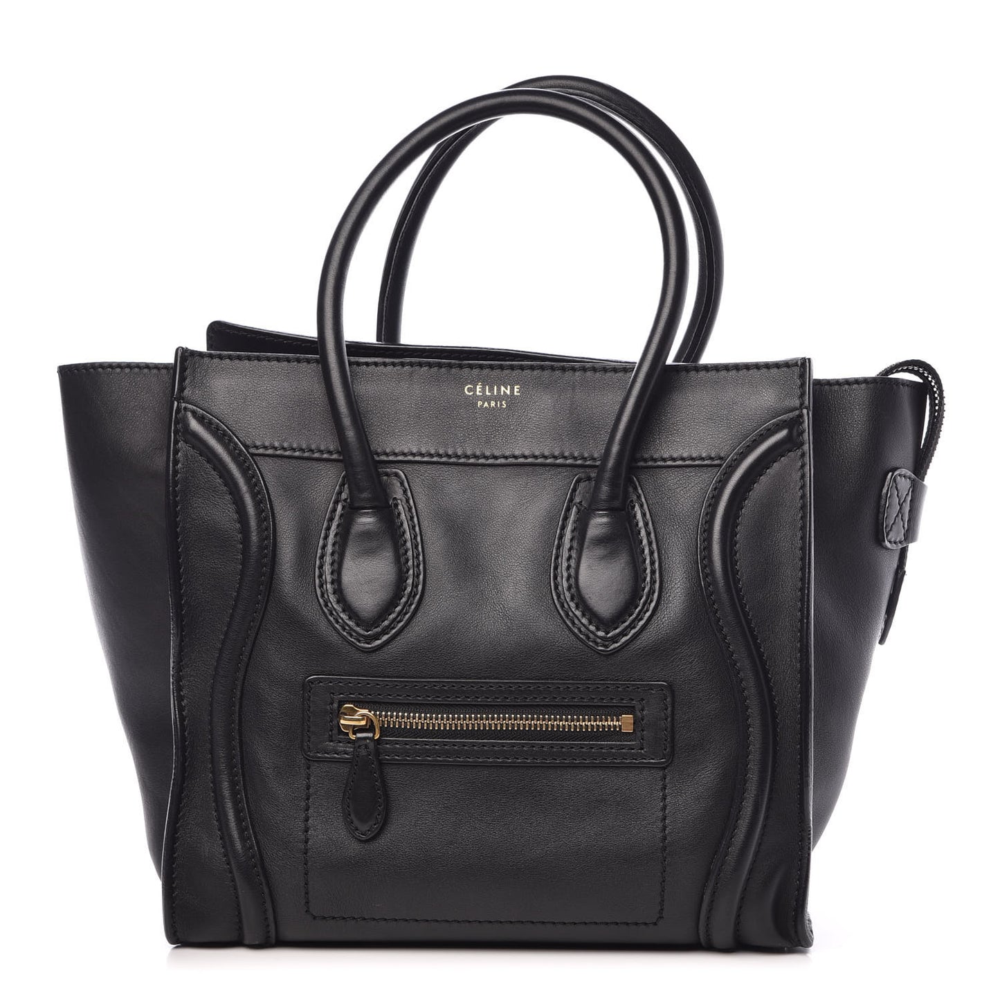 Smooth Calfskin Micro Luggage Black