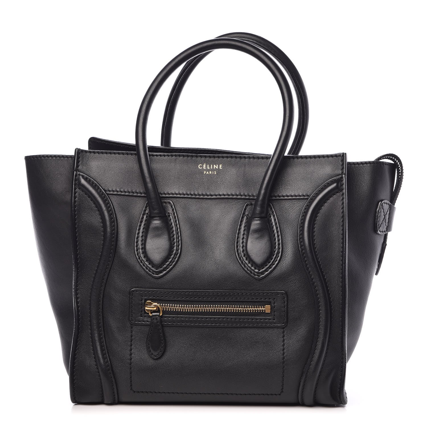 Celine Smooth Calfskin Micro Luggage Black 1 of 11