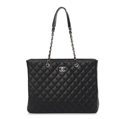 Chanel Caviar Quilted Large Shopping Tote Black 1 of 9
