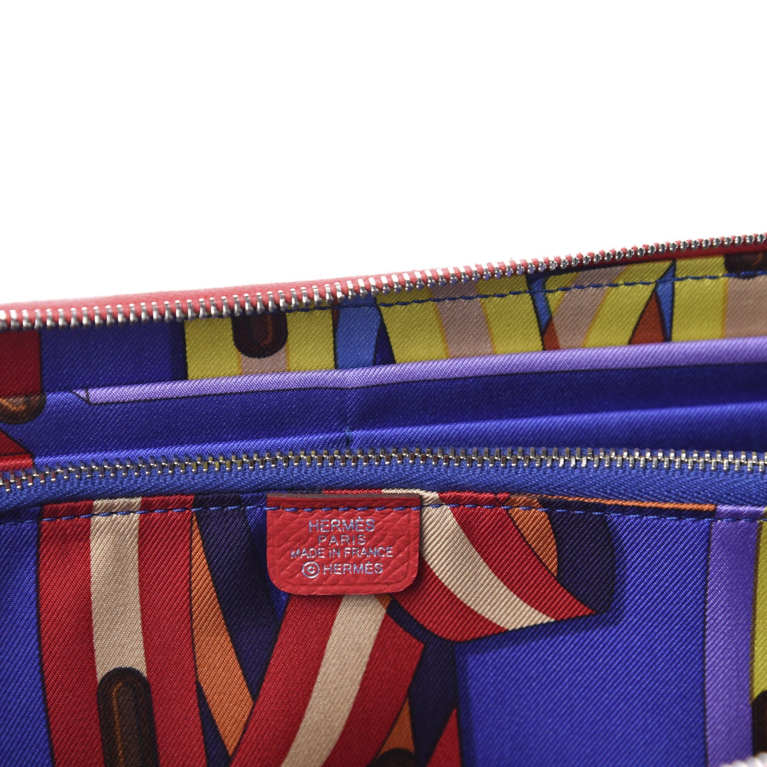 Hermes Epsom Silk'In Wallet Rouge Tomate 6 of 8