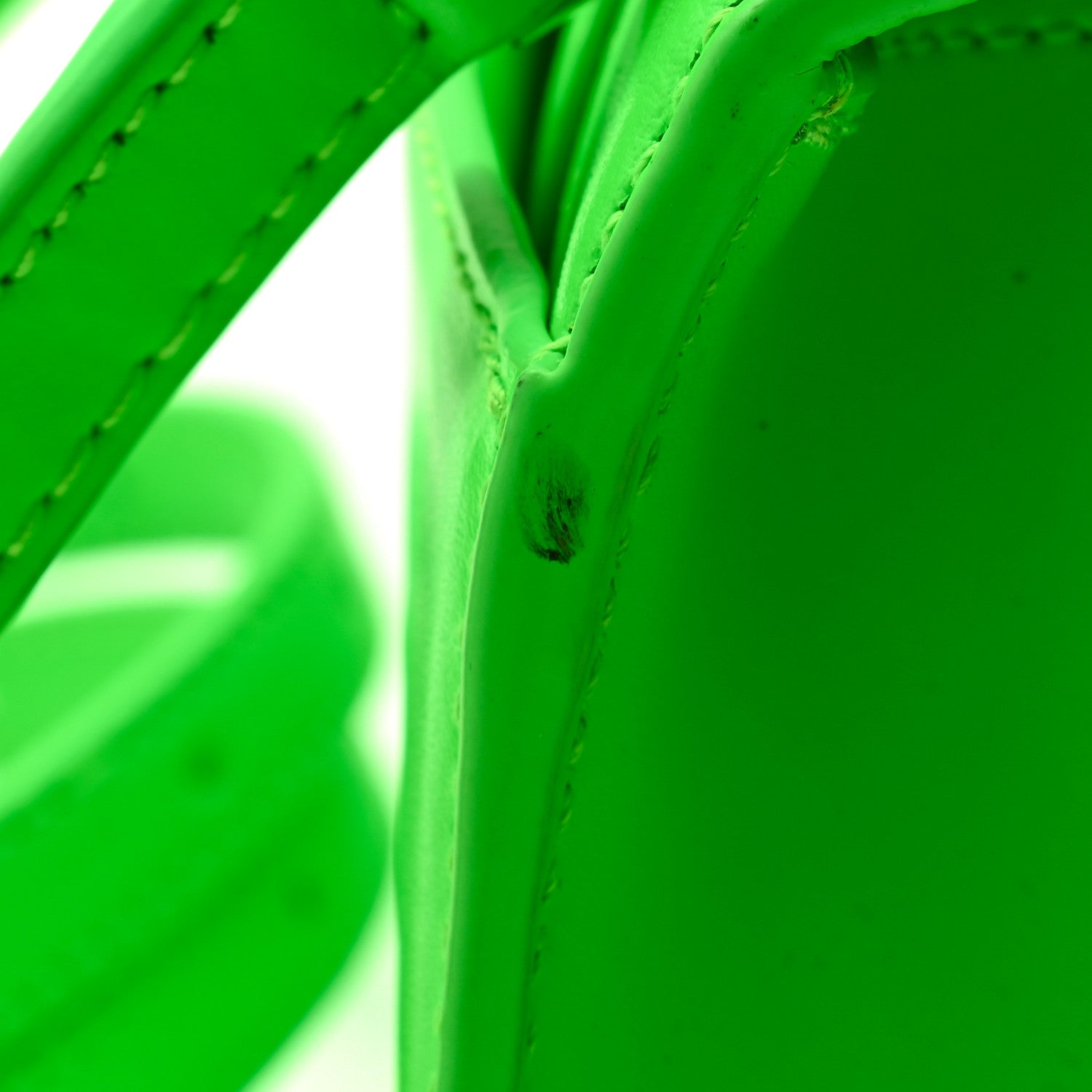 Balenciaga Shiny Box Calfskin Hourglass Top Handle Bag XS Acid Green 11 of 11