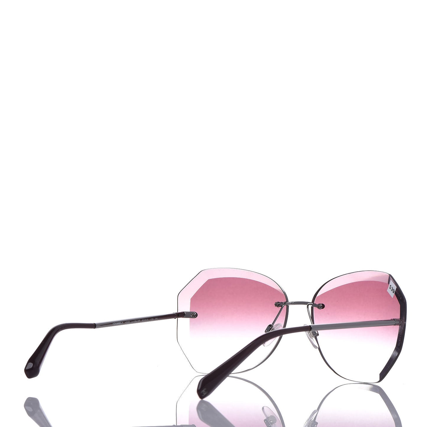 Metal Spring Round Sunglasses 4220 Pink