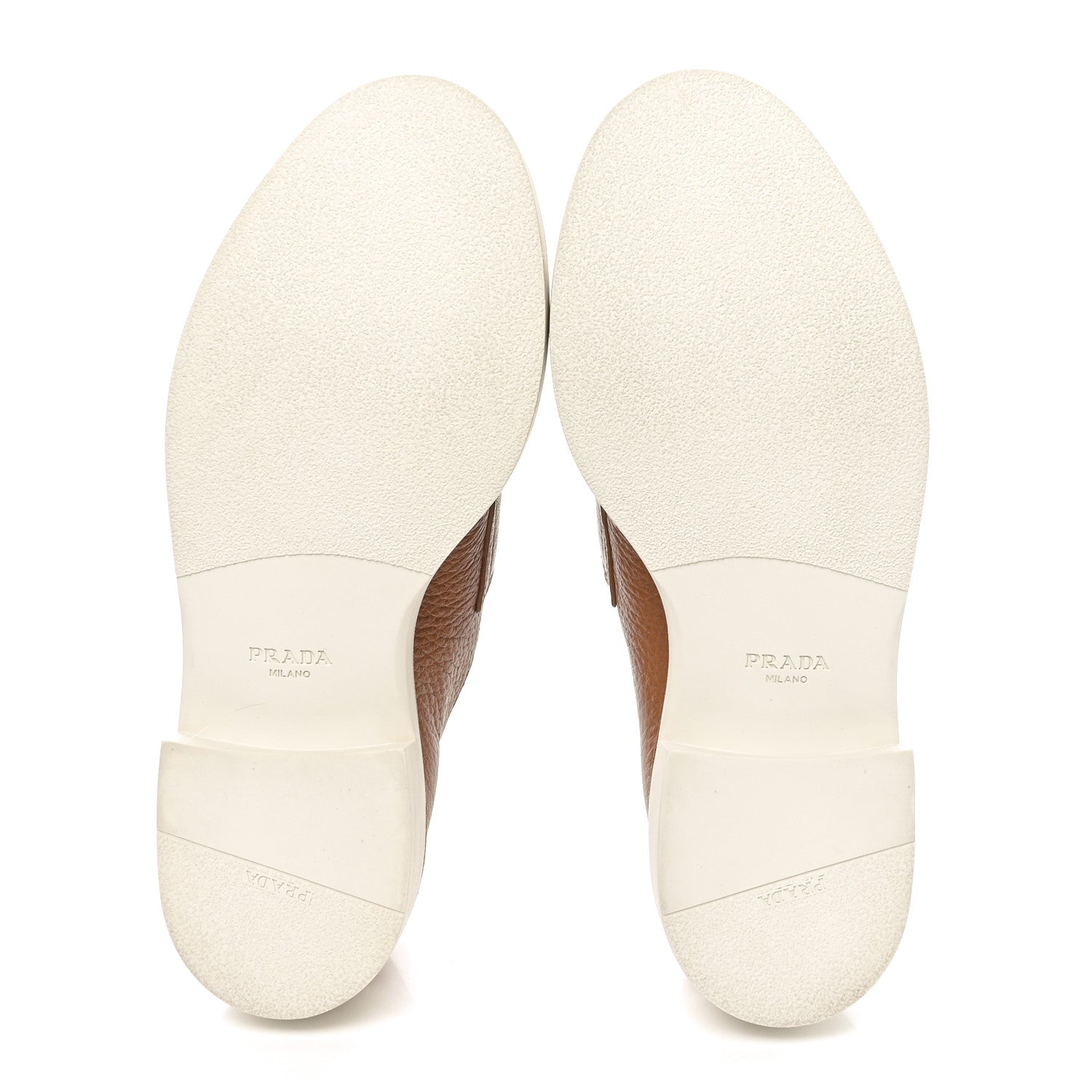 Prada Cervo Triangle 50mm Loafers 37.5 Caramel 5 of 8