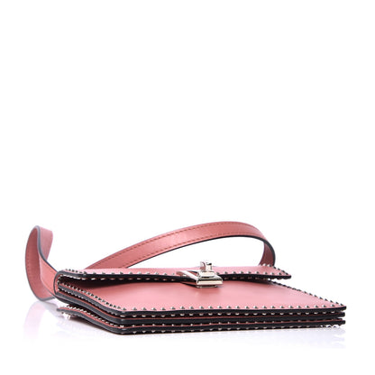 Valentino Garavani Calfskin Small Rockstud Cabana Crossbody Bag Antique Rose 4 of 7