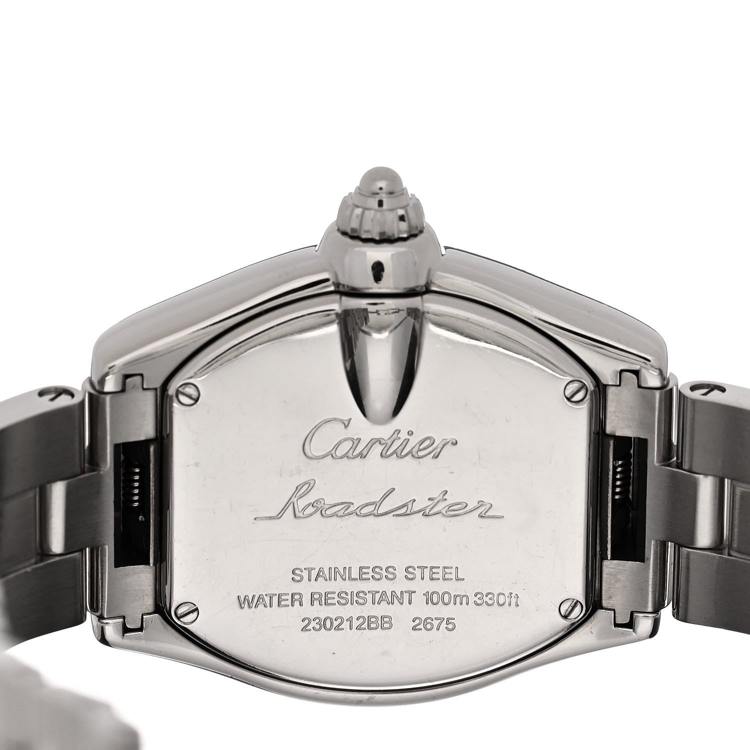 Cartier Stainless Steel 31mm Roadster Quartz Watch Pink 4 of 4