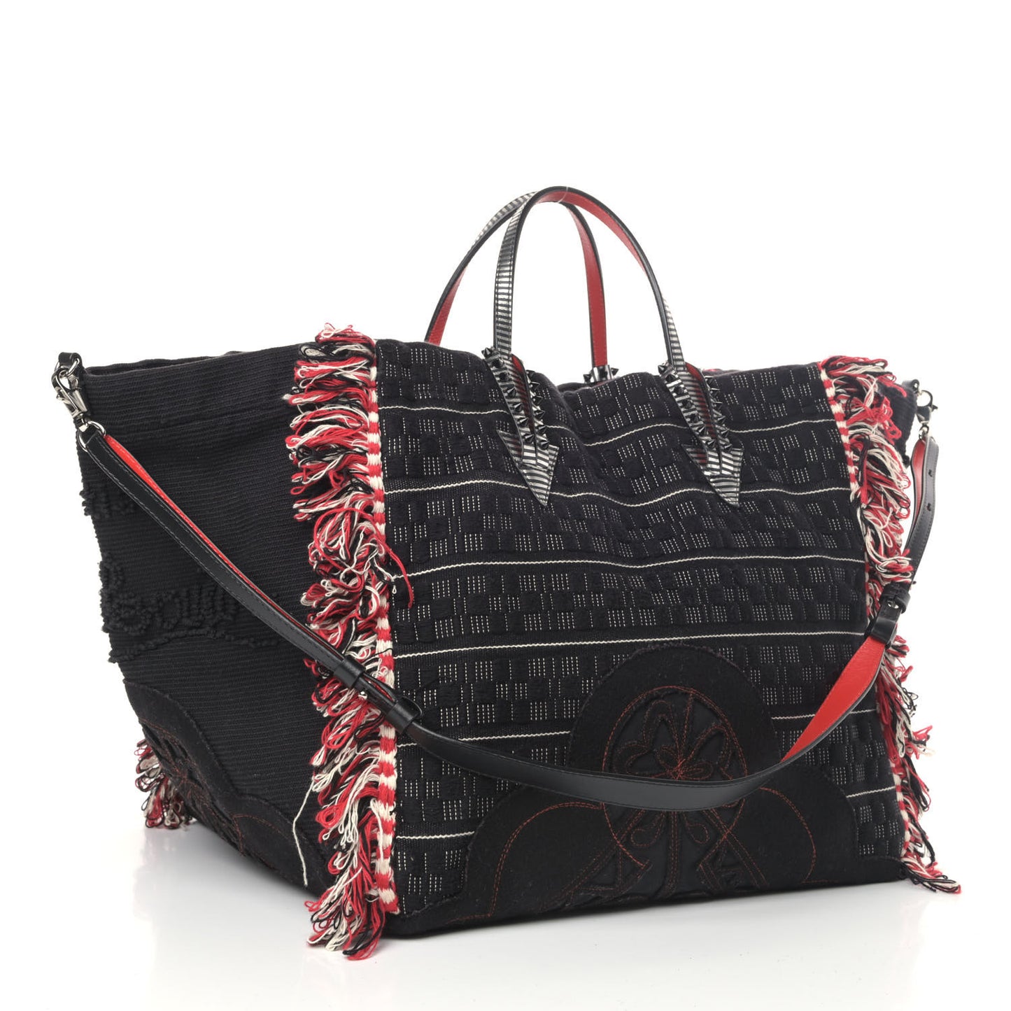 Cotton Embroidered Portugaba Black