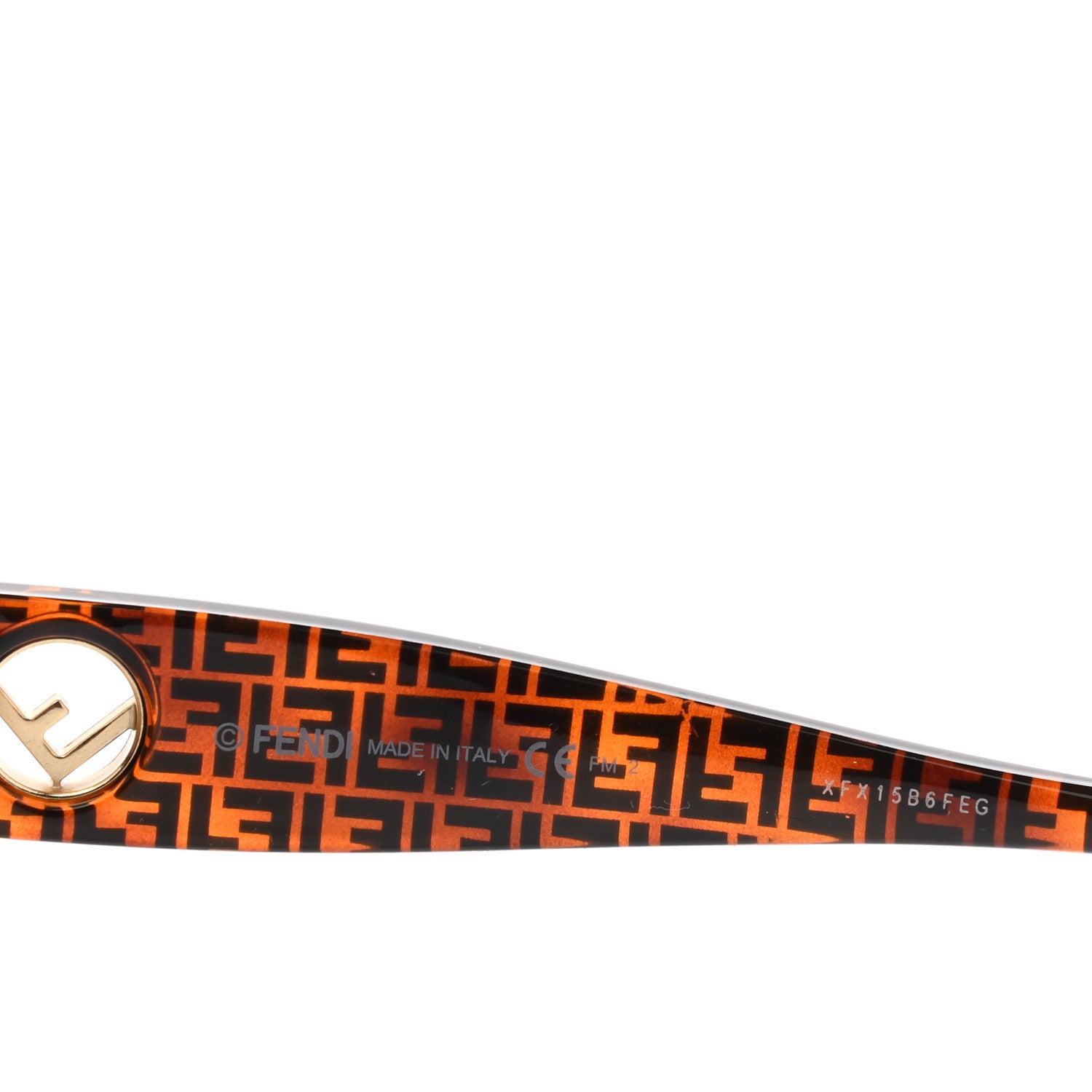 Fendi Acetate F is Fendi FF Sunglasses 0359/S Tortoise Camouflage 6 of 8