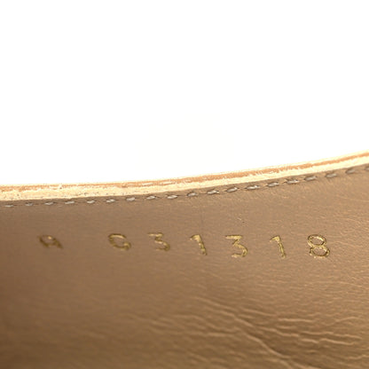 Chanel Goatskin Grosgrain Cap Toe CC Slingback Pumps 36.5 Beige Black 6 of 8