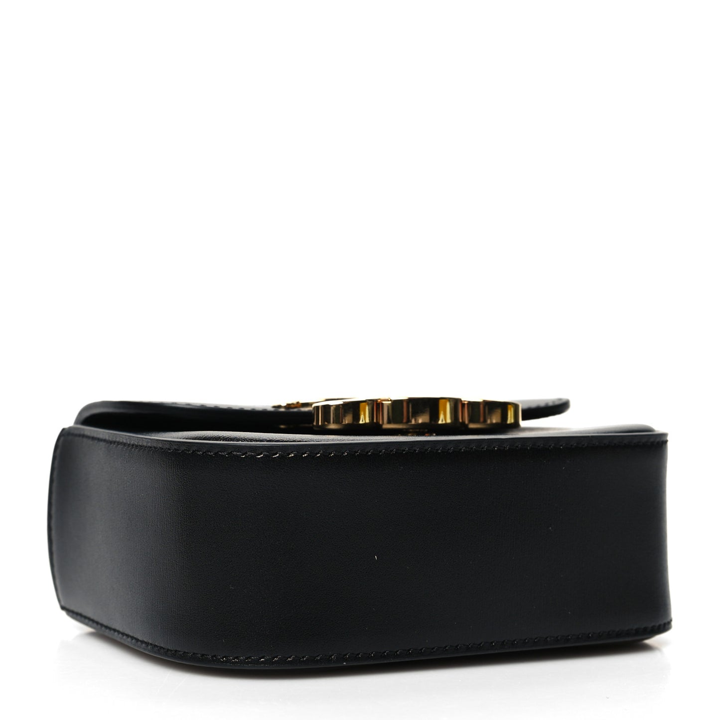 Shiny Calfskin Mini Triomphe Black