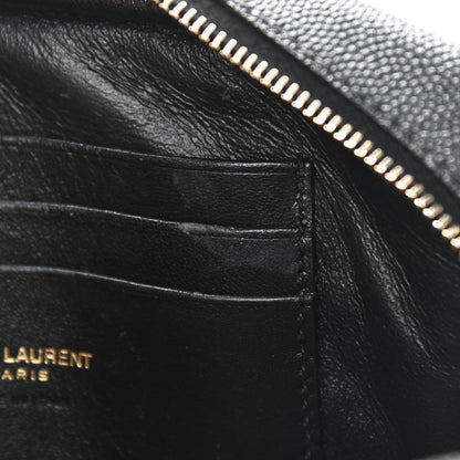 Saint Laurent Grain De Poudre Matelasse Monogram Mini Lou Camera Bag Black 11 of 12