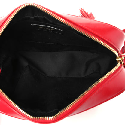 Saint Laurent Calfskin Matelasse Monogram Lou Camera Bag Rouge Eros 5 of 11