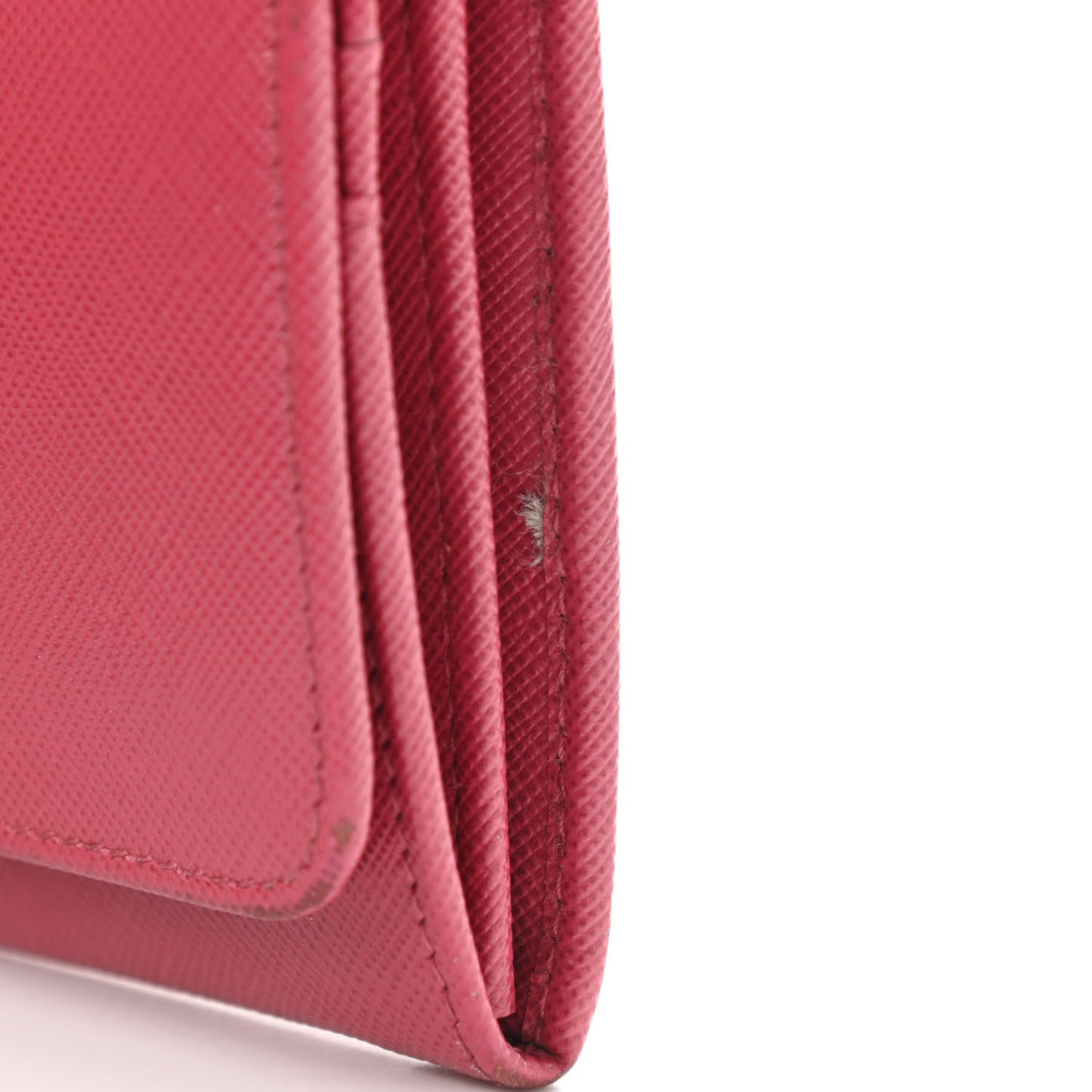 Saffiano Metal Flap Wallet Peonia