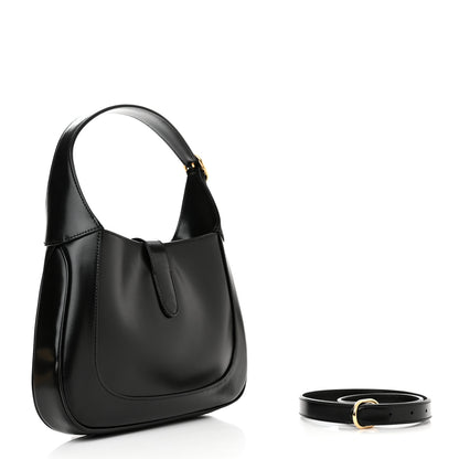 Gucci Boarded Dyana Lux Calfskin Small Jackie 1961 Hobo Black 3 of 11