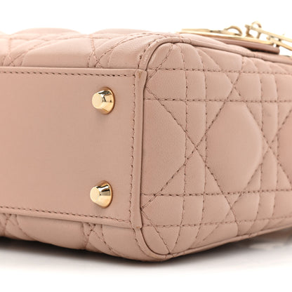 Christian Dior Lambskin Cannage Mini Lady Dior Fard 8 of 14