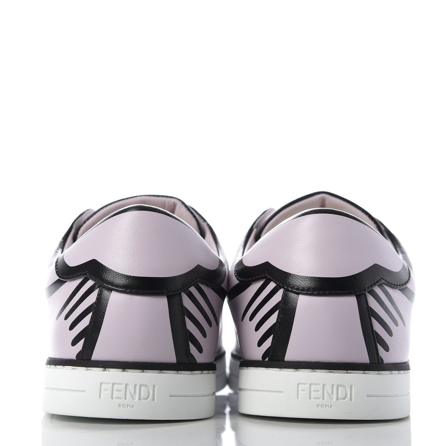 X JOSHUA VIDES Nappa Rockoclick Slip On Sneakers 38 Pink Xiloph White Black