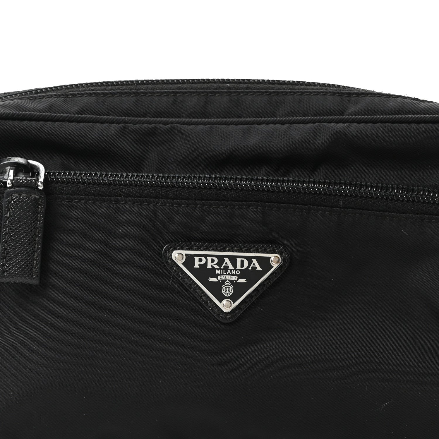 Prada Tessuto Nylon Belt Bag Black 8 of 11