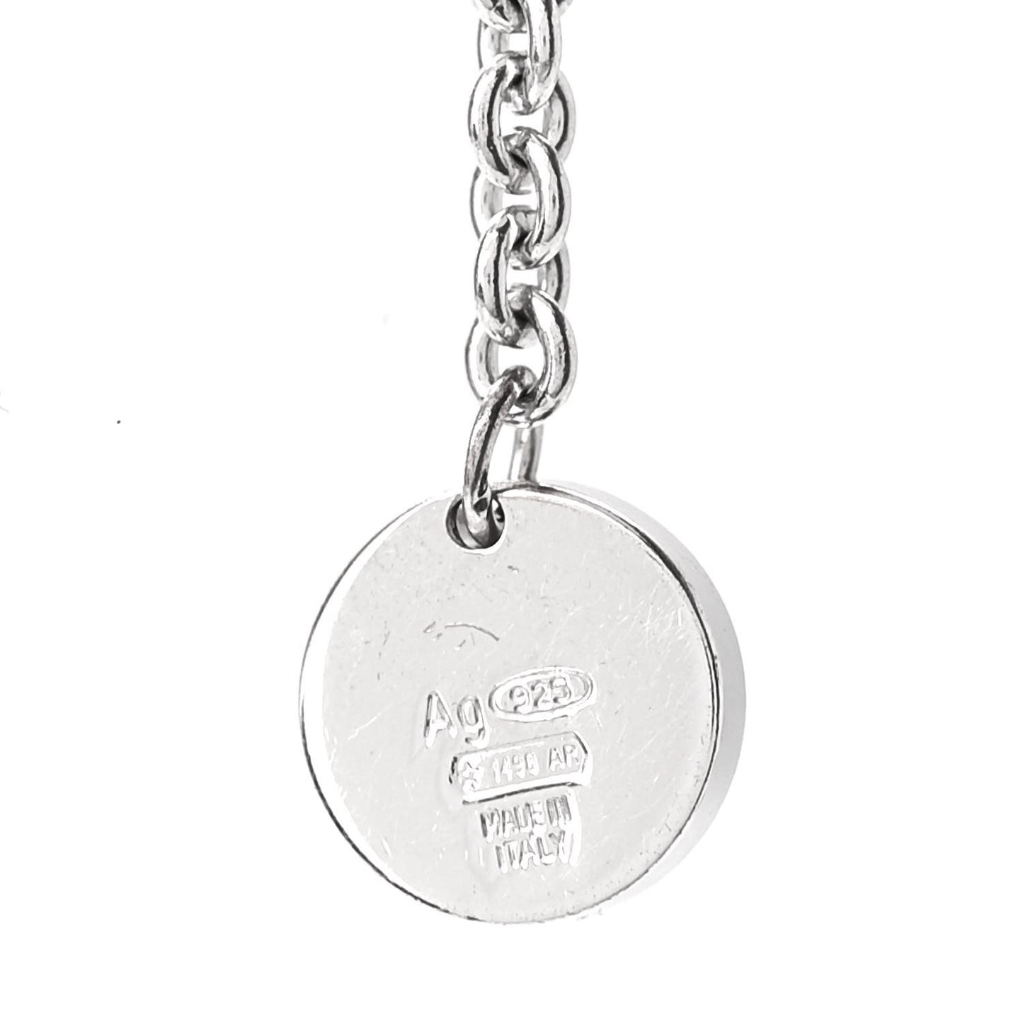 Sterling Silver Ceramic Save The Children Pendant Necklace