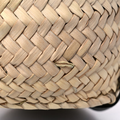 Chloe Raffia Smooth Calfskin Medium Sense Basket Black 10 of 10