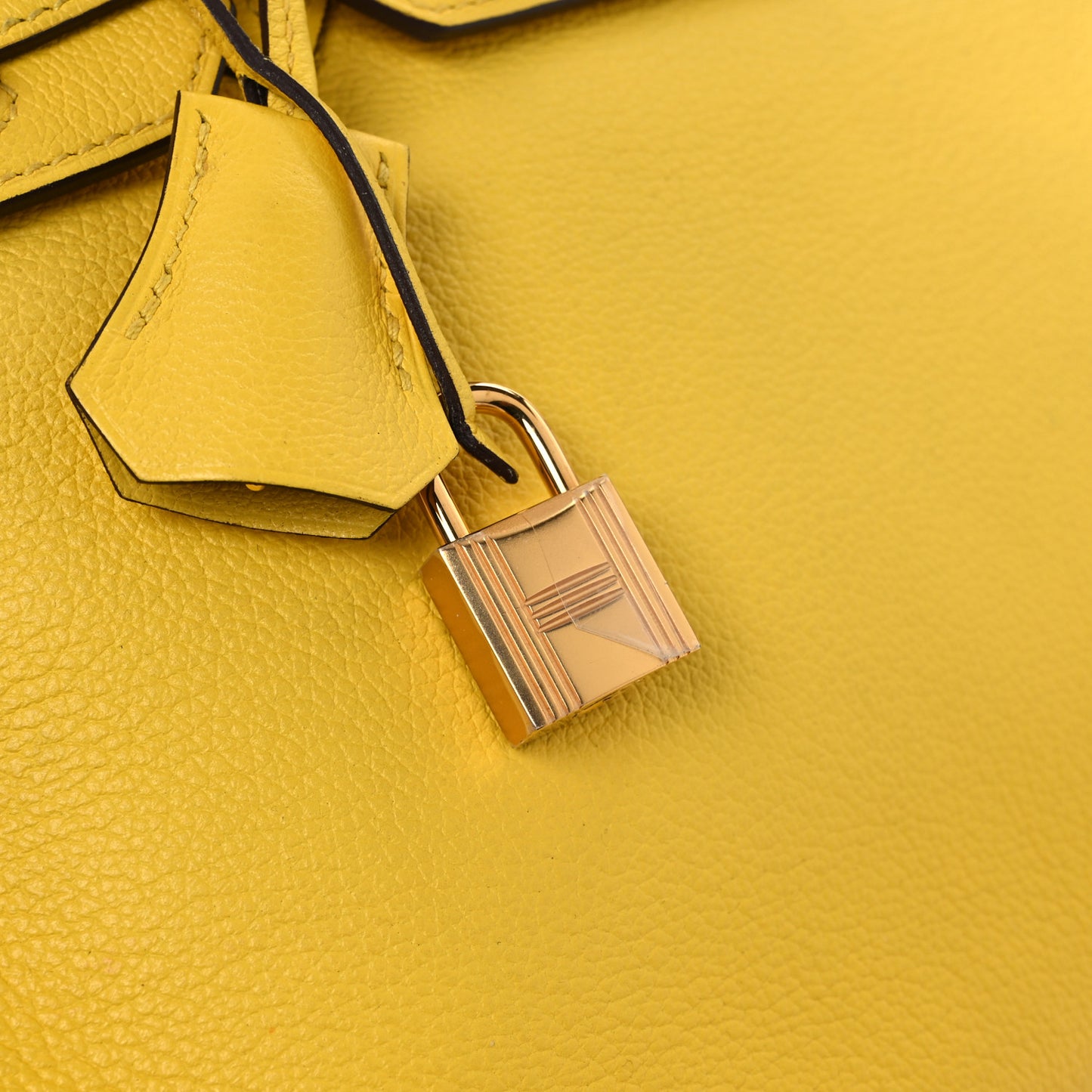 Taurillon Novillo Birkin 30 Jaune De Naples