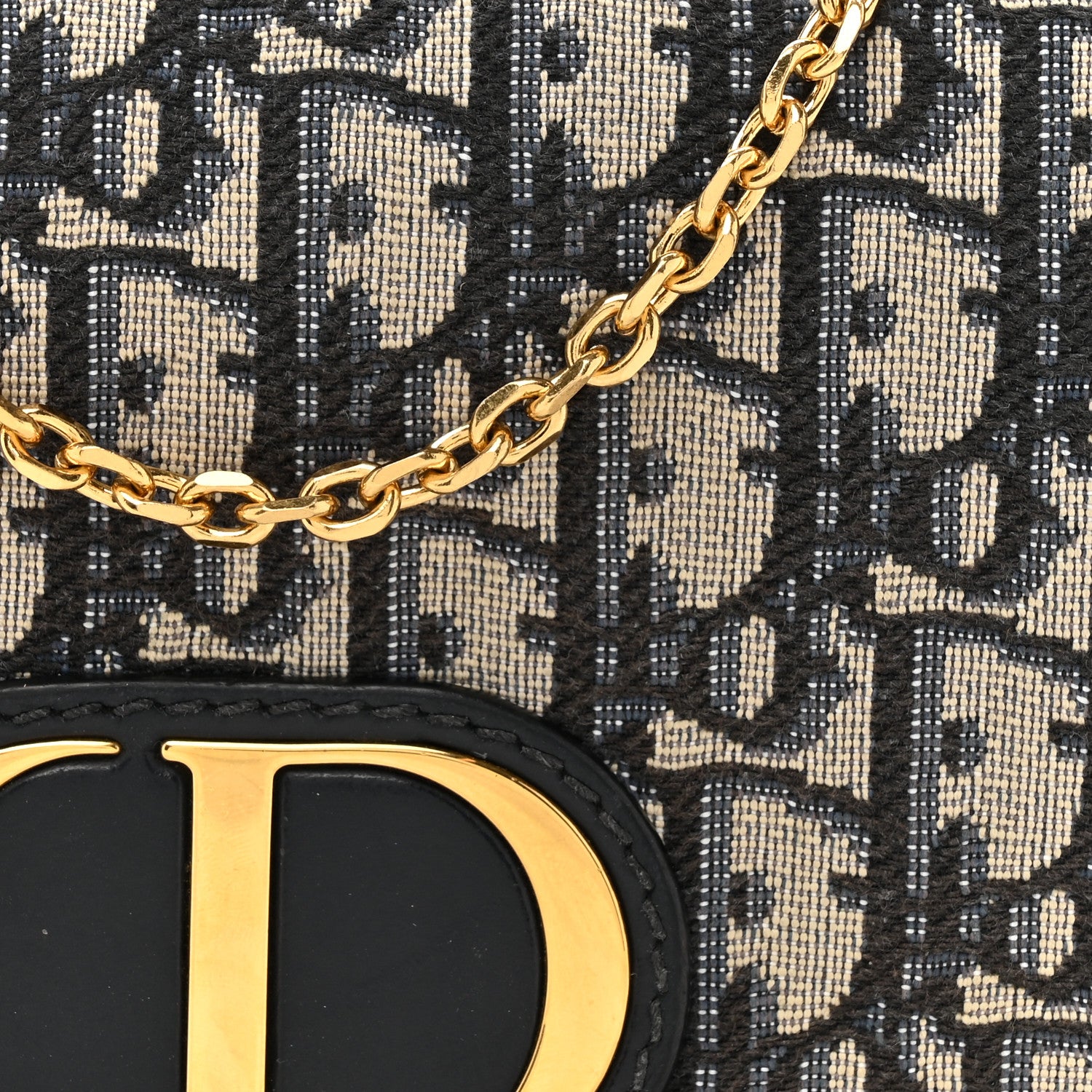 Christian Dior Oblique 30 Montaigne 2-In-1 Pouch Blue 6 of 14