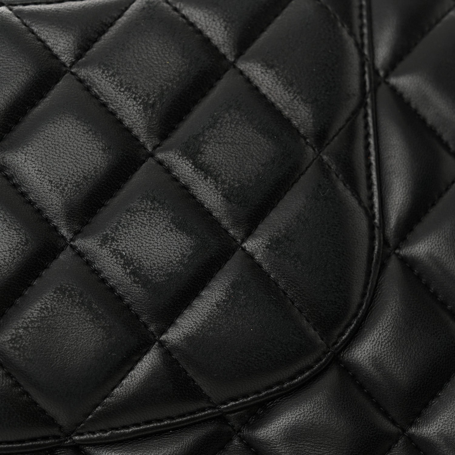 Chanel Lambskin Quilted Jumbo Double Flap Black 17 of 17