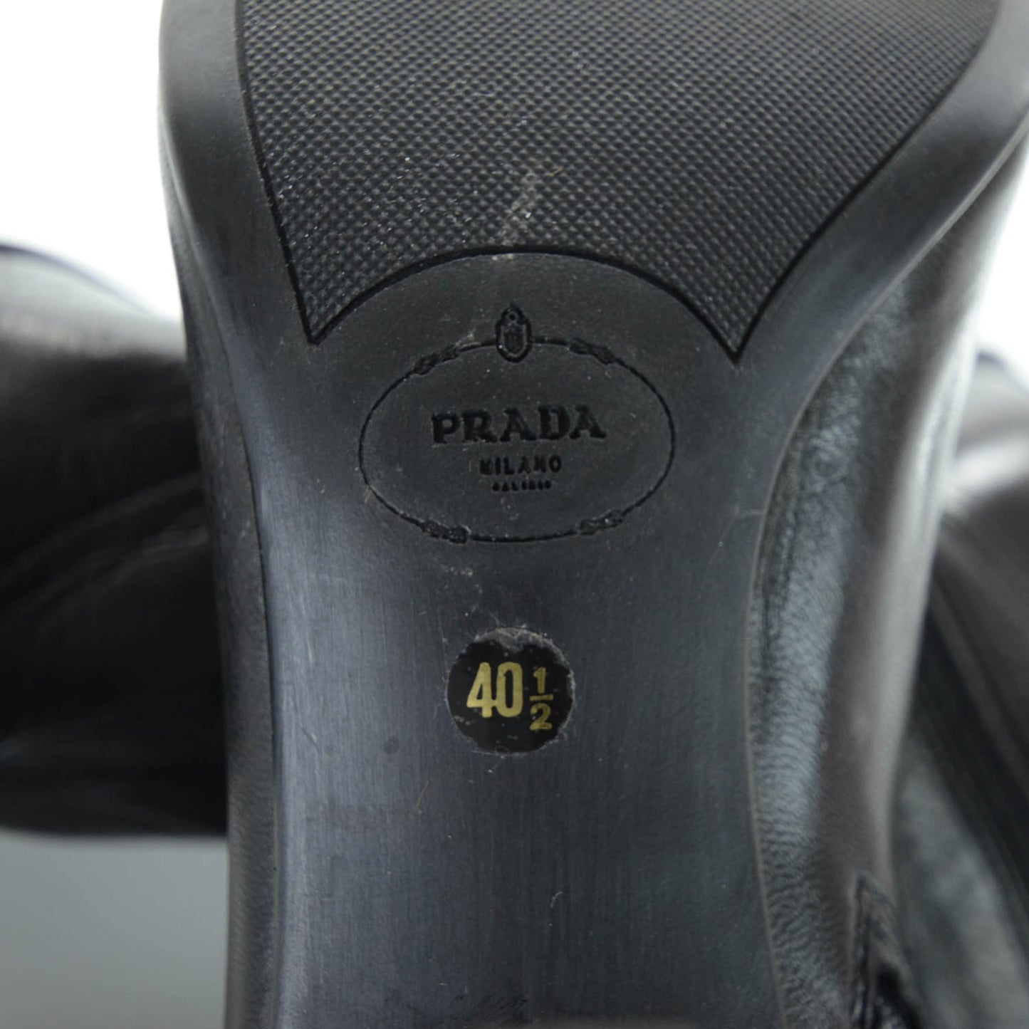 Leather Ankle Boots 40.5 Black