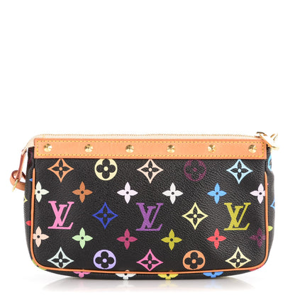 Louis Vuitton Monogram Multicolor Pochette Accessories Black 1 of 8