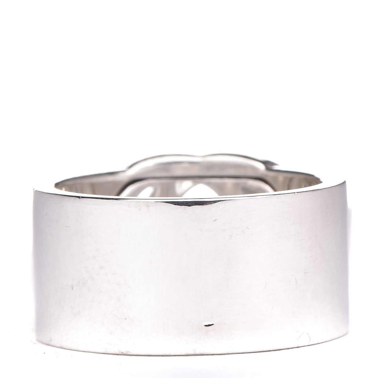 Sterling Silver 10mm Interlocking G Band Ring 52 6