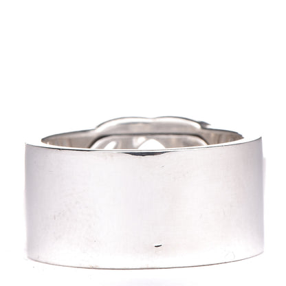 Gucci Sterling Silver 10mm Interlocking G Band Ring 52 6 3 of 5