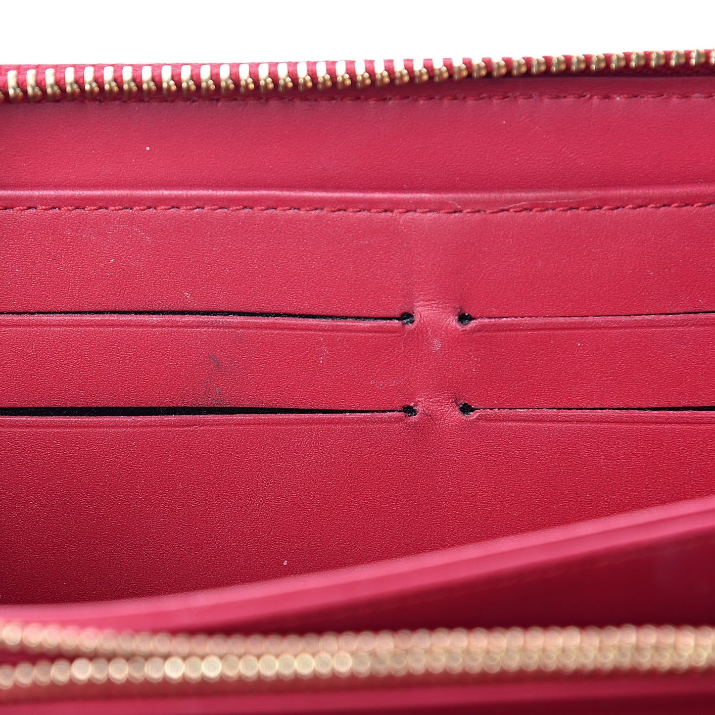 Patent Sweet Monogram Zippy Wallet Rose Indien