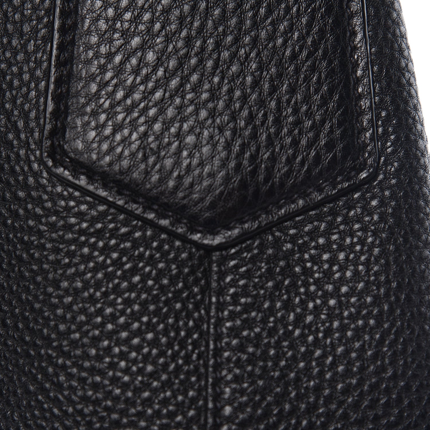 Prada Vitello Daino Embossed Logo Hobo Black 15 of 21