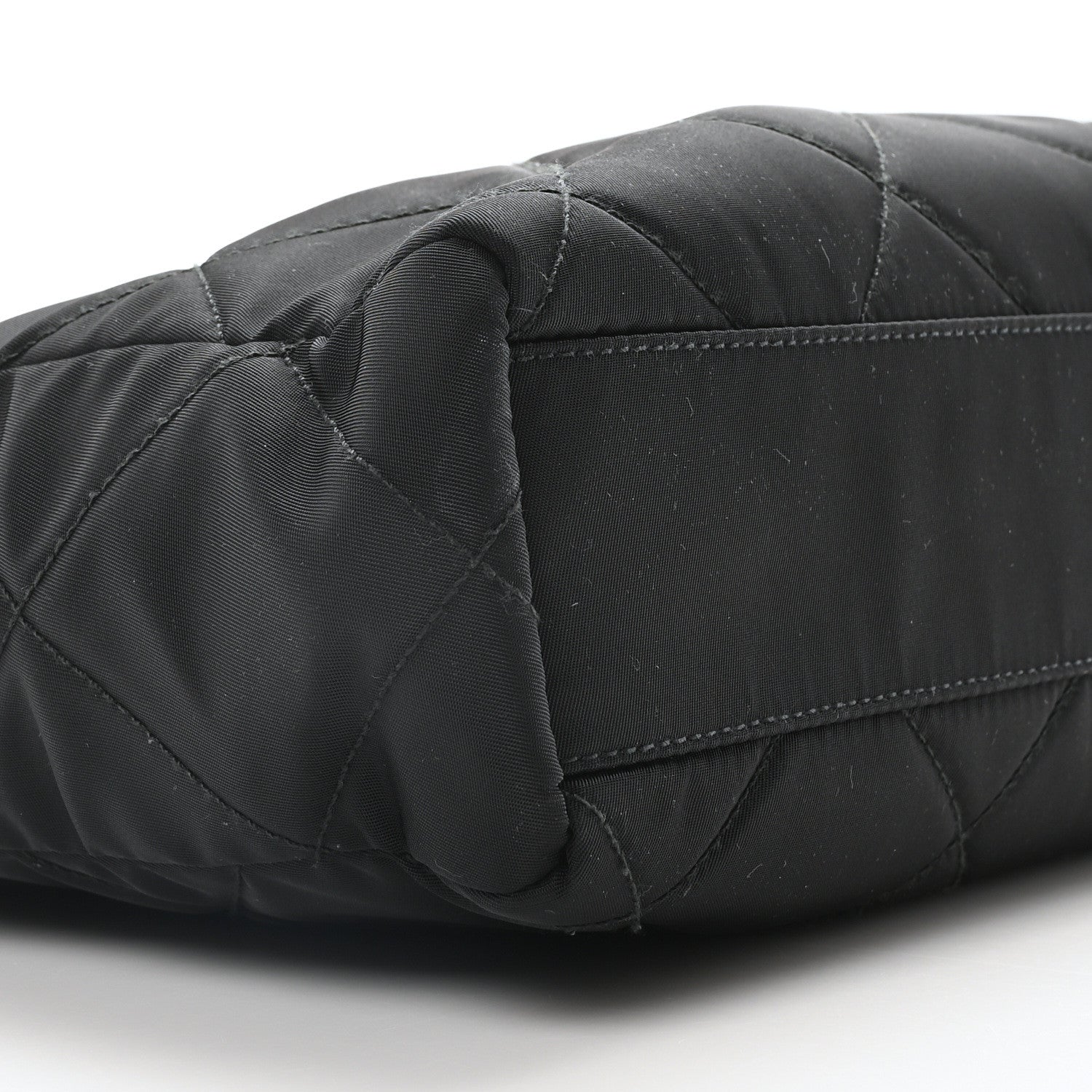 Prada Re-Nylon Impuntu Quilted Re-Edition 1995 Chaine Small Tote Bag Black 9 of 10