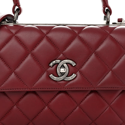 Chanel Lambskin Quilted Small Trendy CC Flap Dual Handle Bag Red 8 of 11