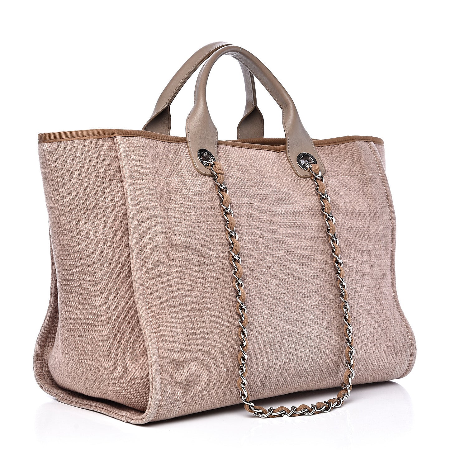 Canvas Medium Deauville Tote Beige